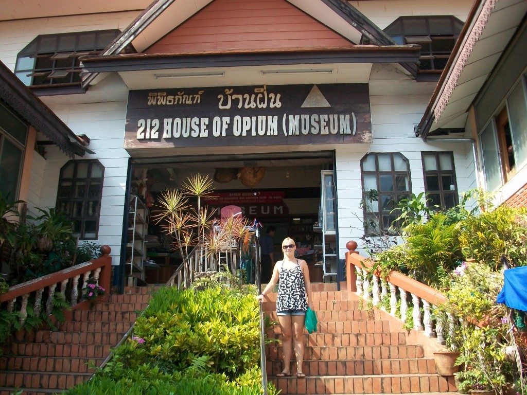 Opium museum ved den gyldne trekant Thailand