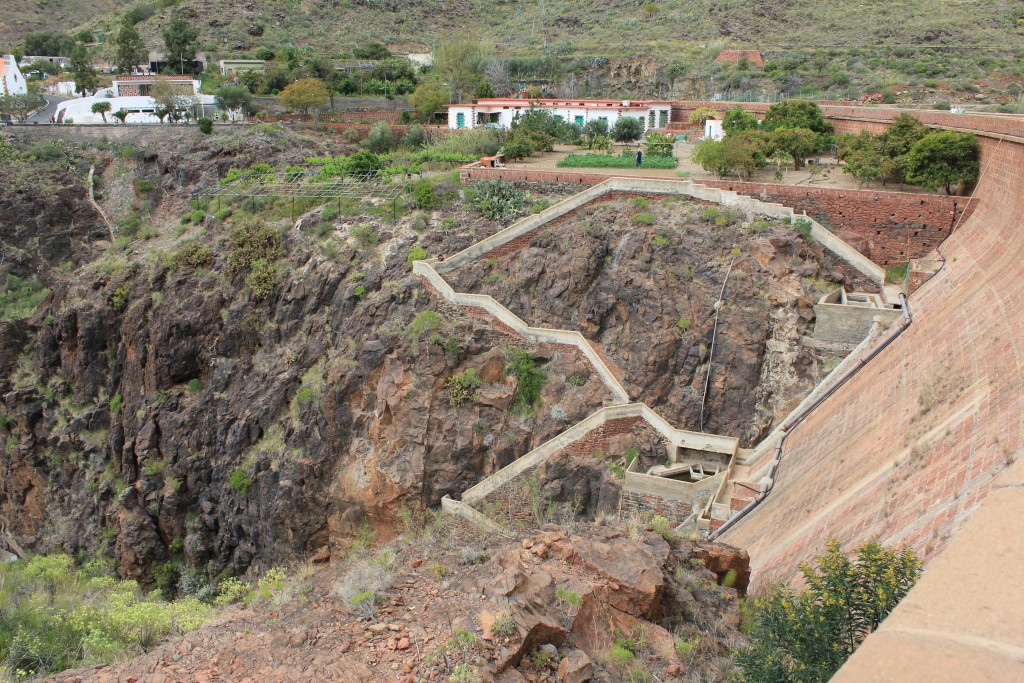 dæmningen ved Ayagaures Gran Canaria