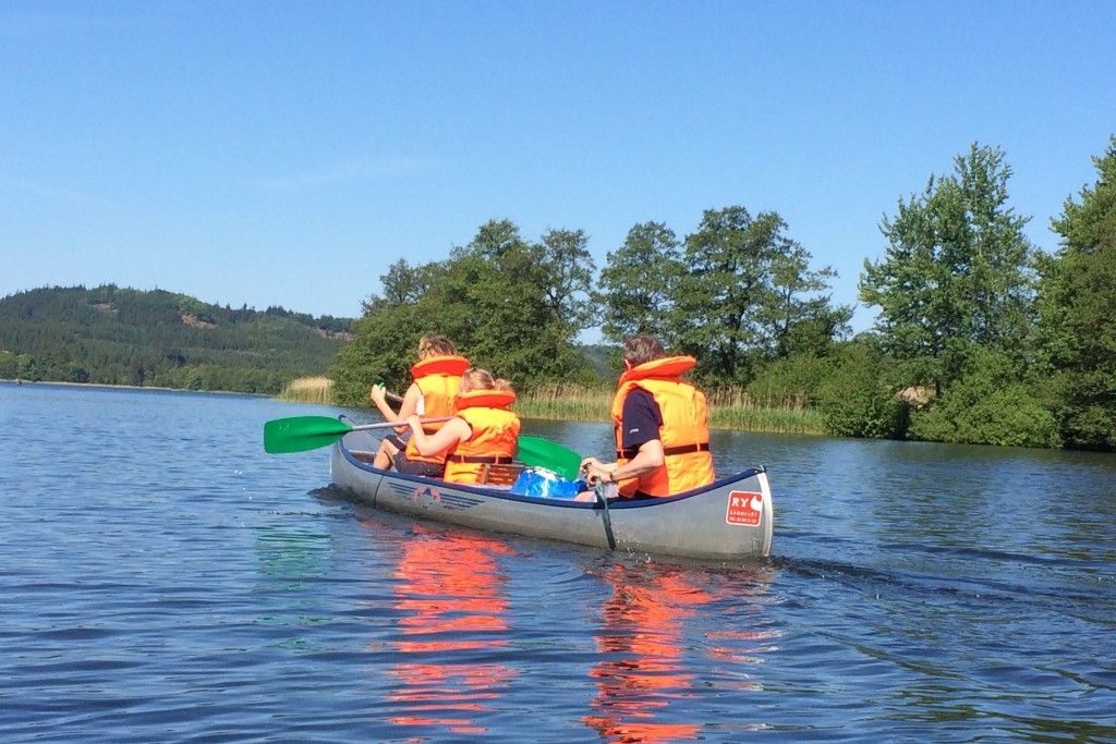 Kanotur på Silkeborg sø’erne