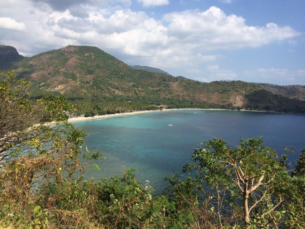 Lombok på scooter