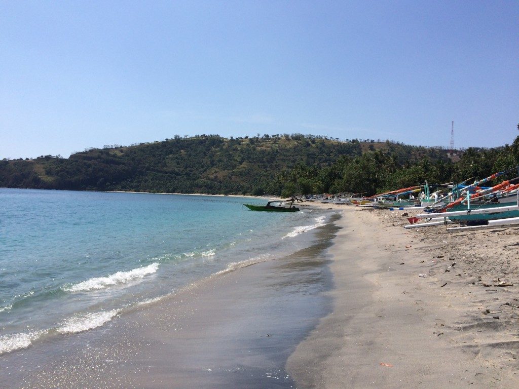 Sengiggi Beach, strande på Lombok