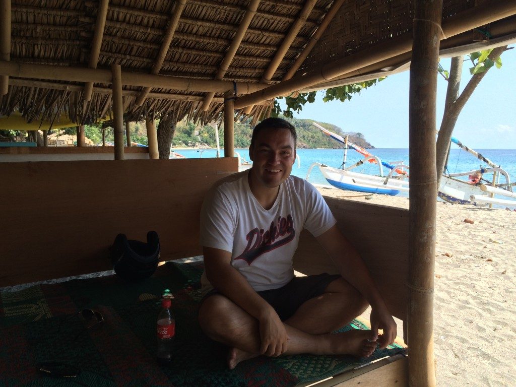 Lombok på scooter