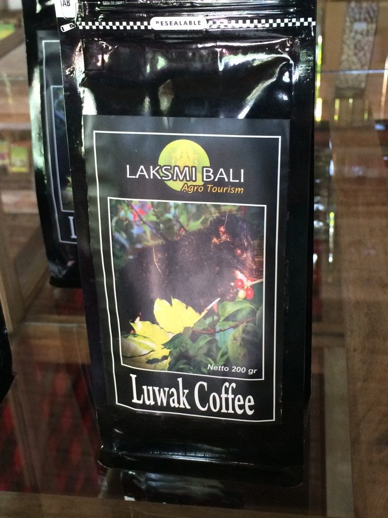 Luwak kaffe Bali