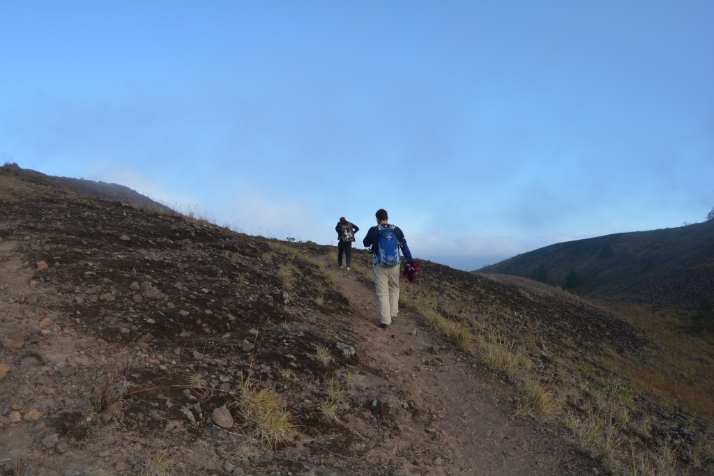 Hiking vulkanen Batur på Bali