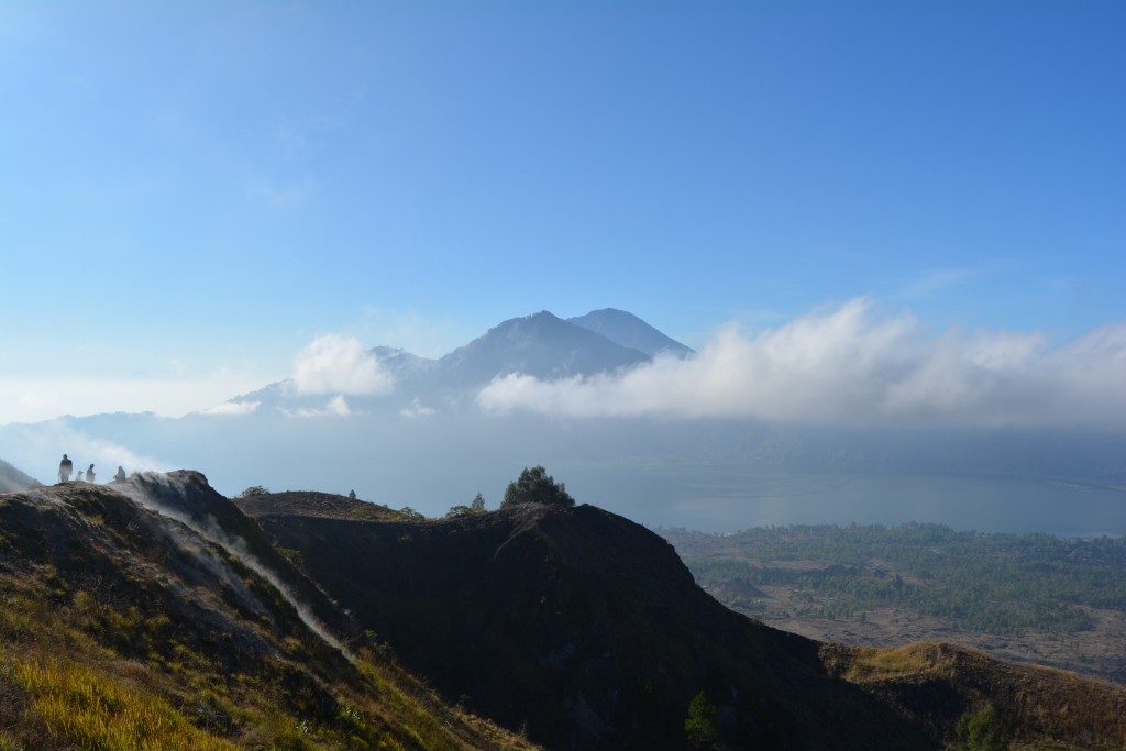 Hiking vulkanen Batur på Bali