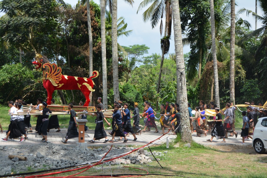 Ceremoni på Bali