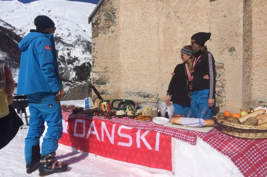 Picnis på pisten med Danski