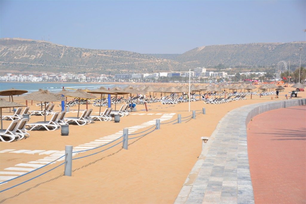 Agadir strandpromenade 